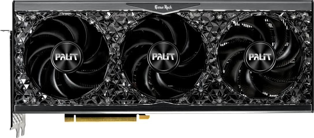 Видеокарта Palit NVIDIA  GeForce RTX 4070TI Super RTX4070Ti SUPER GAMEROCK 16ГБ GameRock OmniBlack, GDDR6X, Ret [ned47ts019t2-1020q]